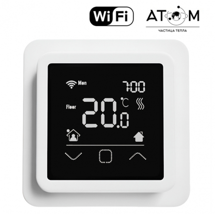 Терморегулятор ATOM Gamma Wi-Fi белый