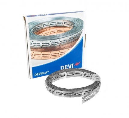 Оцинкованная стальная монтажная лента DEVlfast для крепления кабеля, 5 м.