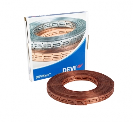 Медная монтажная лента DEVlfast для крепления кабеля, 25 м.