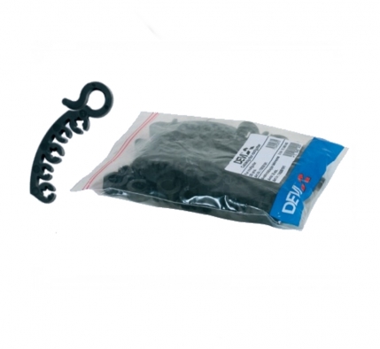 Крепление кабеля в желобе DEVIclip  Gutter, 1уп./25 шт.